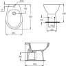 Биде IDEAL STANDARD Eurovit W804001