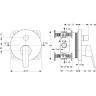 Смеситель для ванны и душа IDEAL STANDARD Melange A4720AA
